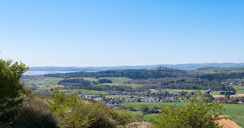 Cartmel from the climb to Fell End Cartmel from the climb to Fell End
