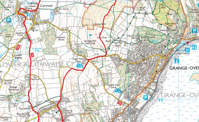 Allithwaite to Cartmel to Hampsfell Hospice (circular, 7 miles)